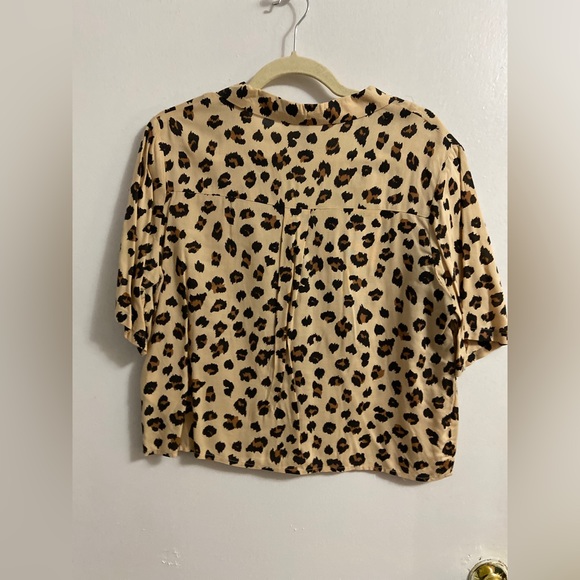Animal Print Safari Shirt - Size 10/Large - Picture 2 of 4